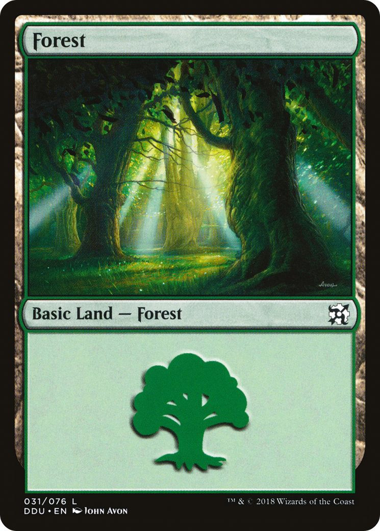 Image of Forest (31) (DDU-031) - Duel Decks: Elves vs. Inventors