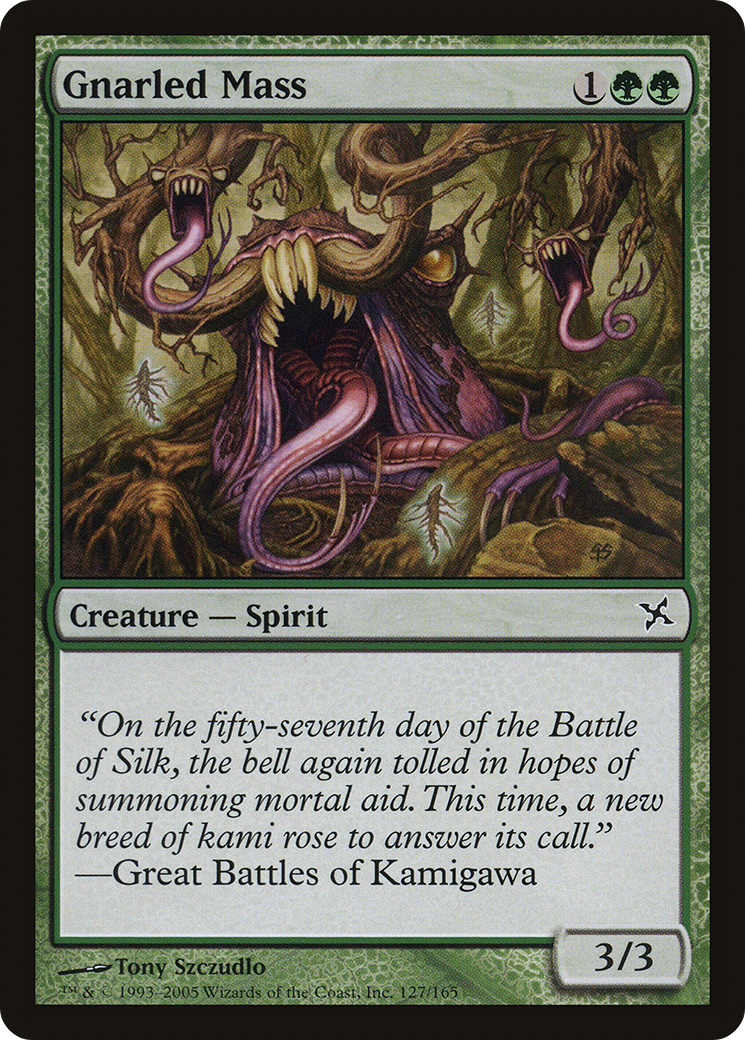 Image of Gnarled Mass (BOK-127) - Betrayers of Kamigawa Foil