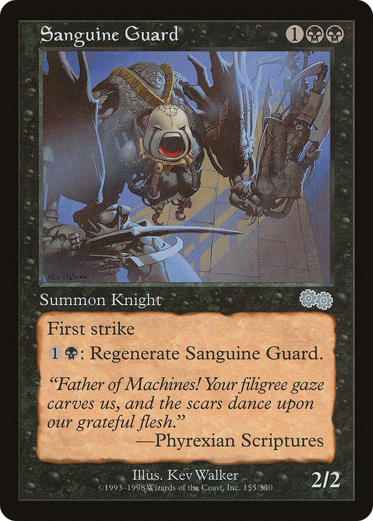 Image of Sanguine Guard (USG-155) - Urza's Saga