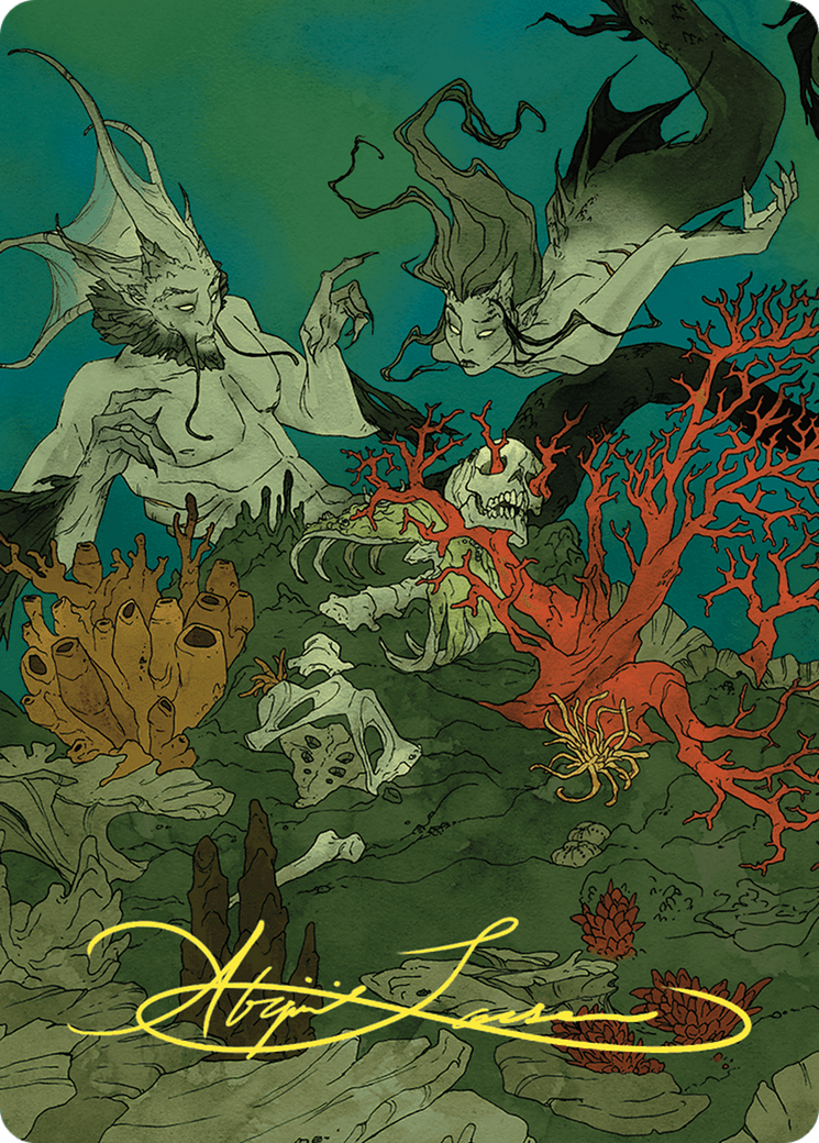 Image of Curiosity // Curiosity (AWOE-065) - Wilds of Eldraine Art Series (Borderless) Foil