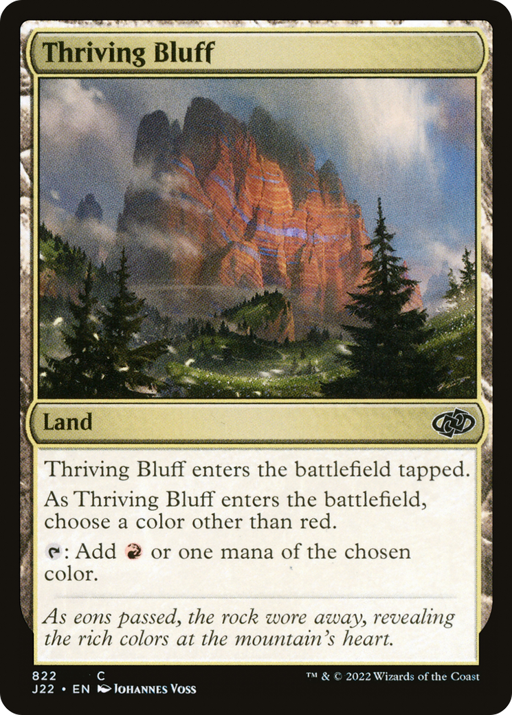 Image of Thriving Bluff (J22-822) - Jumpstart 2022