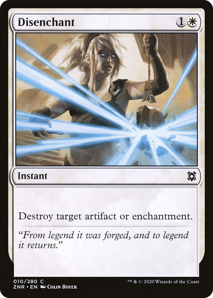 Image of Disenchant (ZNR-010) - Zendikar Rising Foil