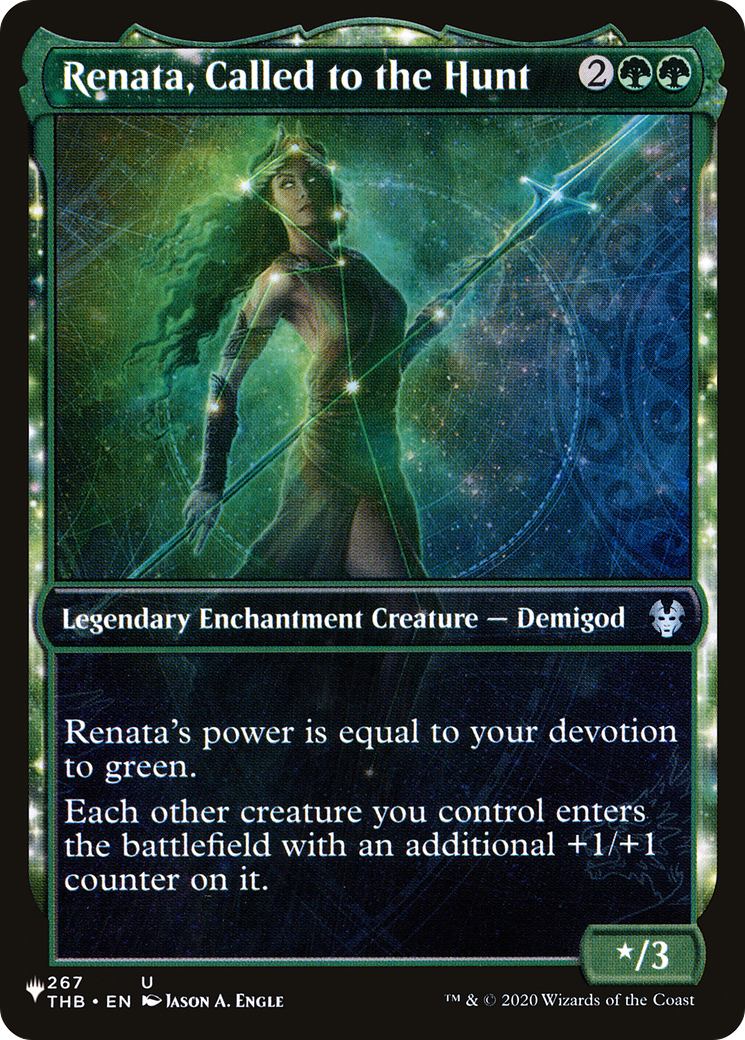 Image of Renata, Called to the Hunt (Showcase) (LIST-THB-267) - The List: (enchantment, Showcase)