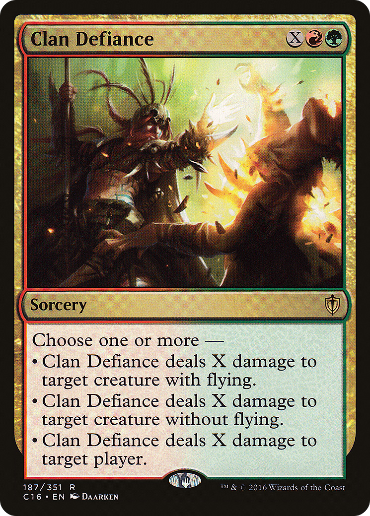 Image of Clan Defiance (C16-187) - Commander 2016