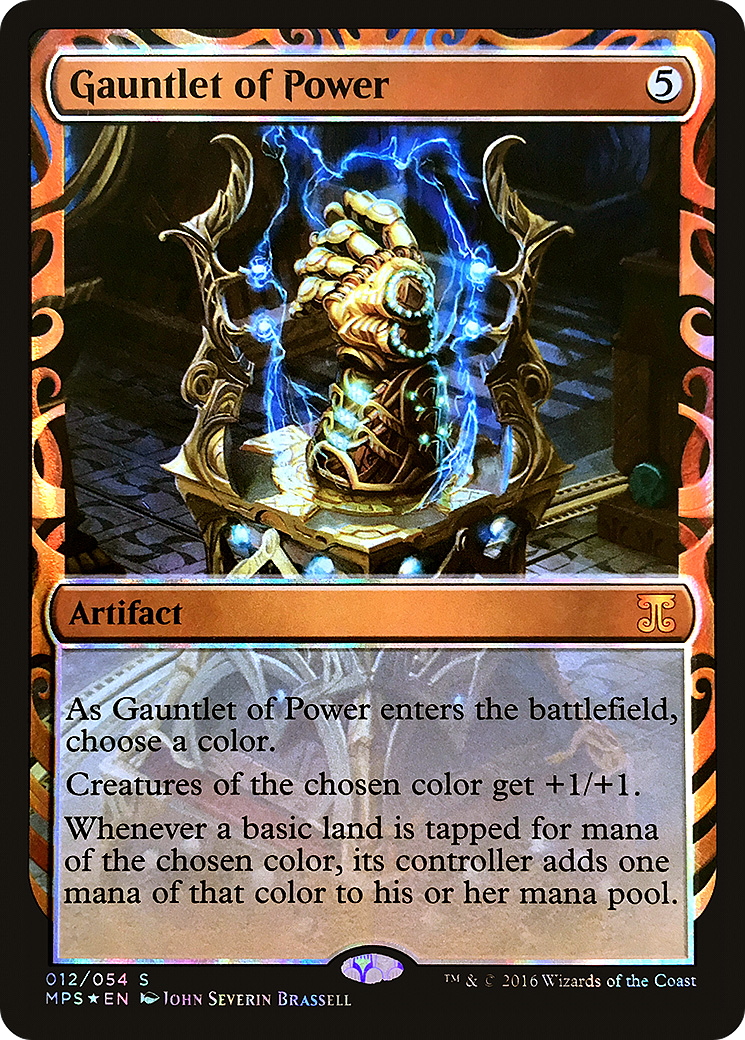 Image of Gauntlet of Power (MPS-012) - Kaladesh Inventions Foil