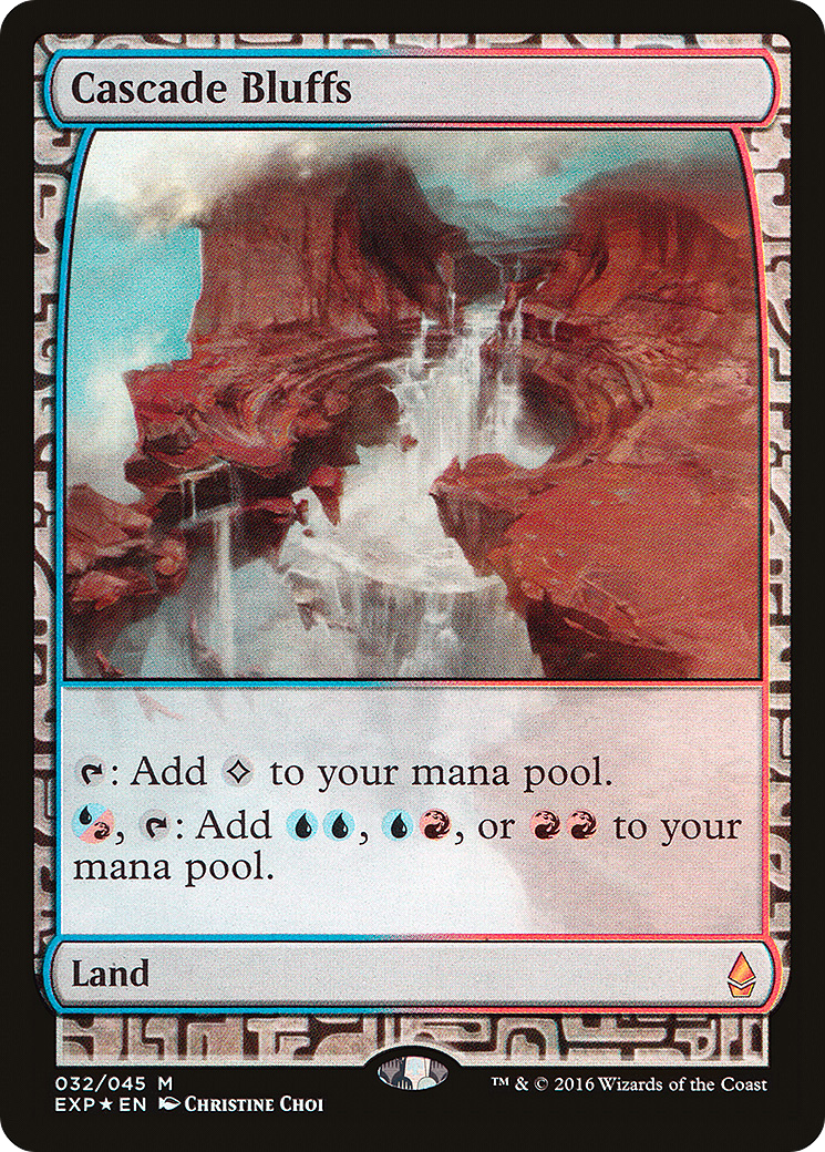 Image of Cascade Bluffs (EXP-032) - Zendikar Expeditions Foil