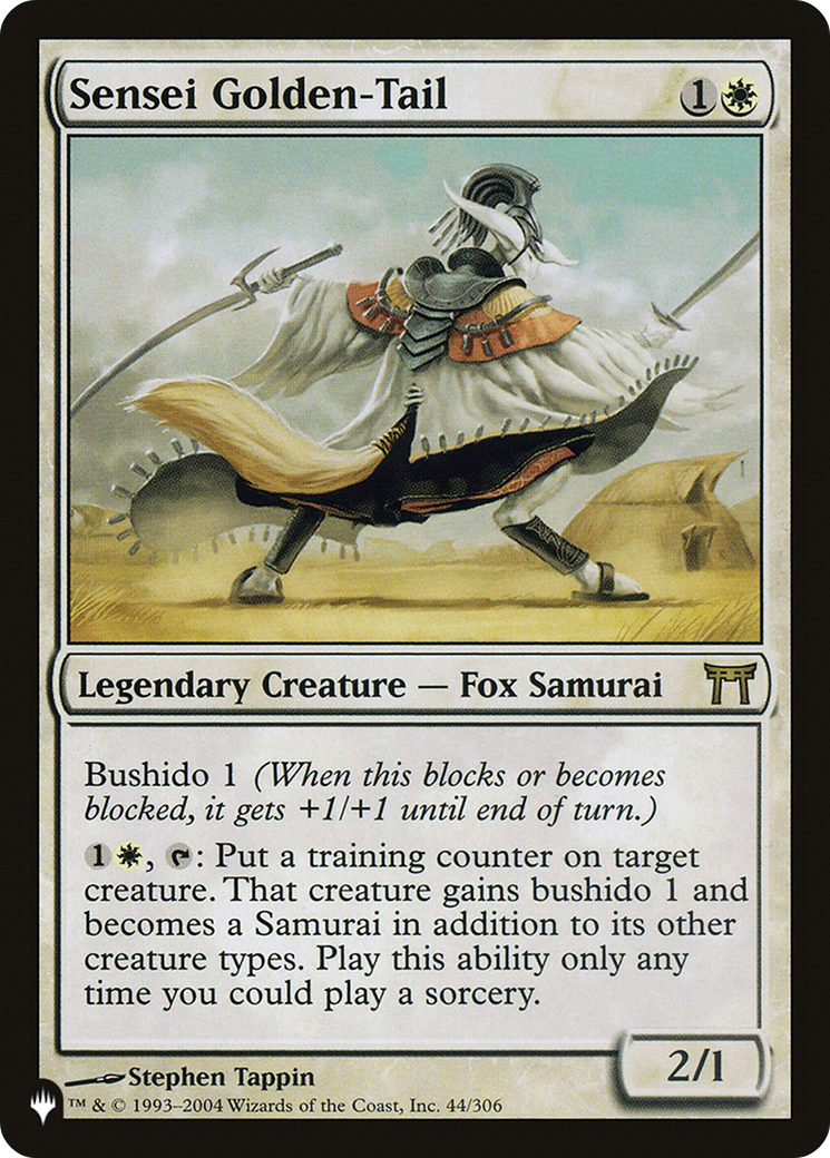 Image of Sensei Golden-Tail (LIST-CHK-44) - The List
