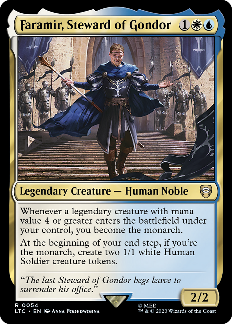 Image of Faramir, Steward of Gondor (LTC-054) - Tales of Middle-earth Commander