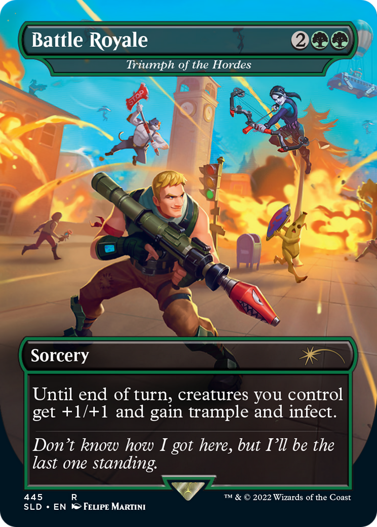 Image of Battle Royale - Triumph of the Hordes (SLD-445) - Secret Lair Drop / Battle Royale (Borderless)