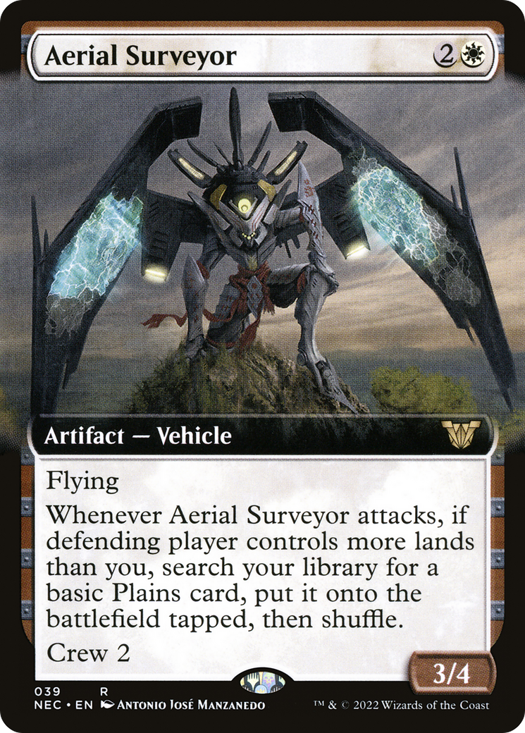 Image of Aerial Surveyor (Extended Art) (NEC-039) - Neon Dynasty Commander: (Extended Art)