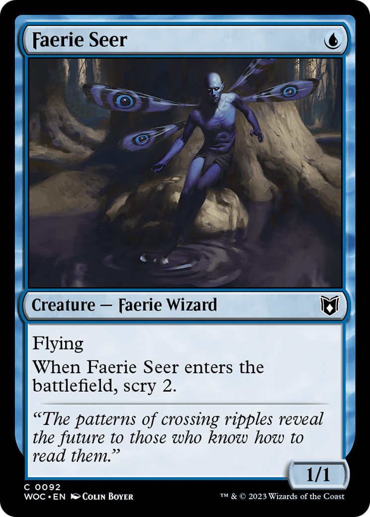 Image of Faerie Seer (WOC-092) - Wilds of Eldraine Commander