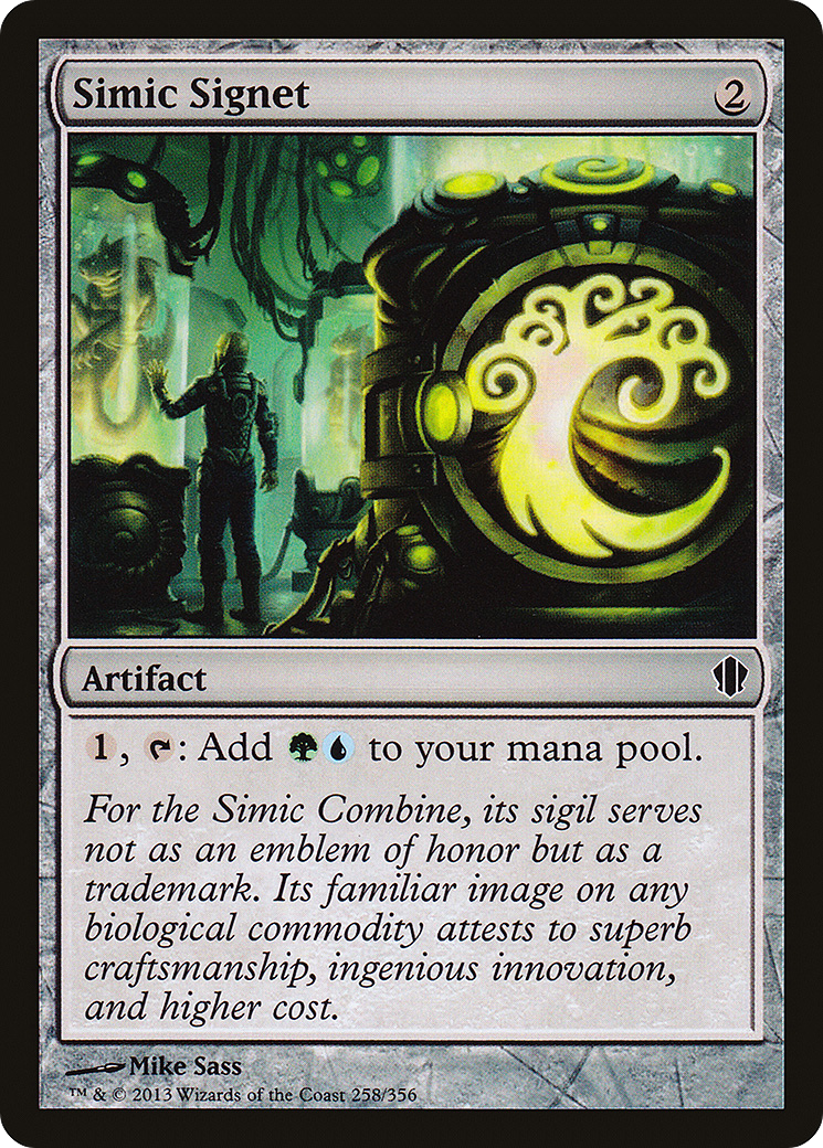 Image of Simic Signet (C13-258) - Commander 2013