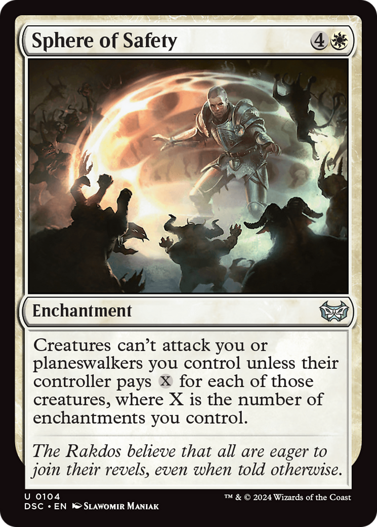 Image of Sphere of Safety (DSC-104) - Duskmourn: House of Horror Commander