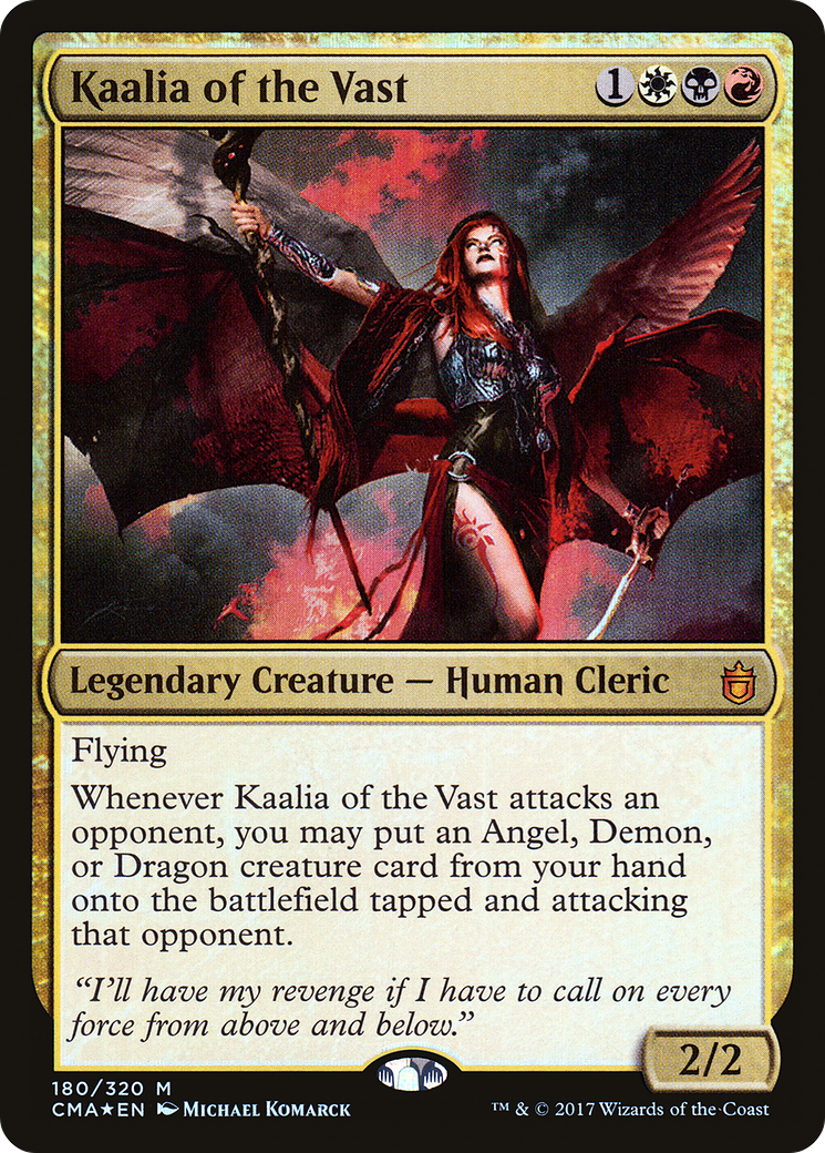 Image of Kaalia of the Vast (CMA-180) - Commander Anthology Foil