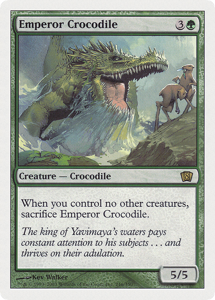 Image of Emperor Crocodile (8ED-246) - 8th Edition