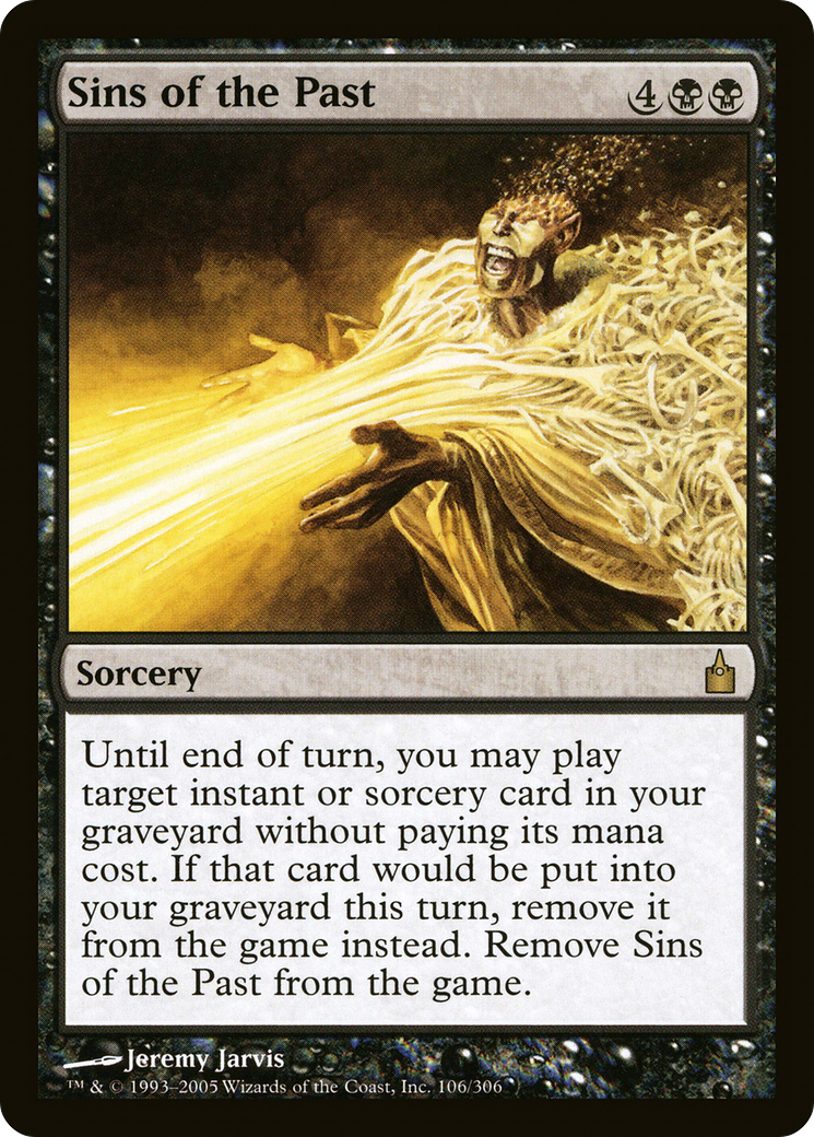 Image of Sins of the Past (RAV-106) - Ravnica: City of Guilds Foil
