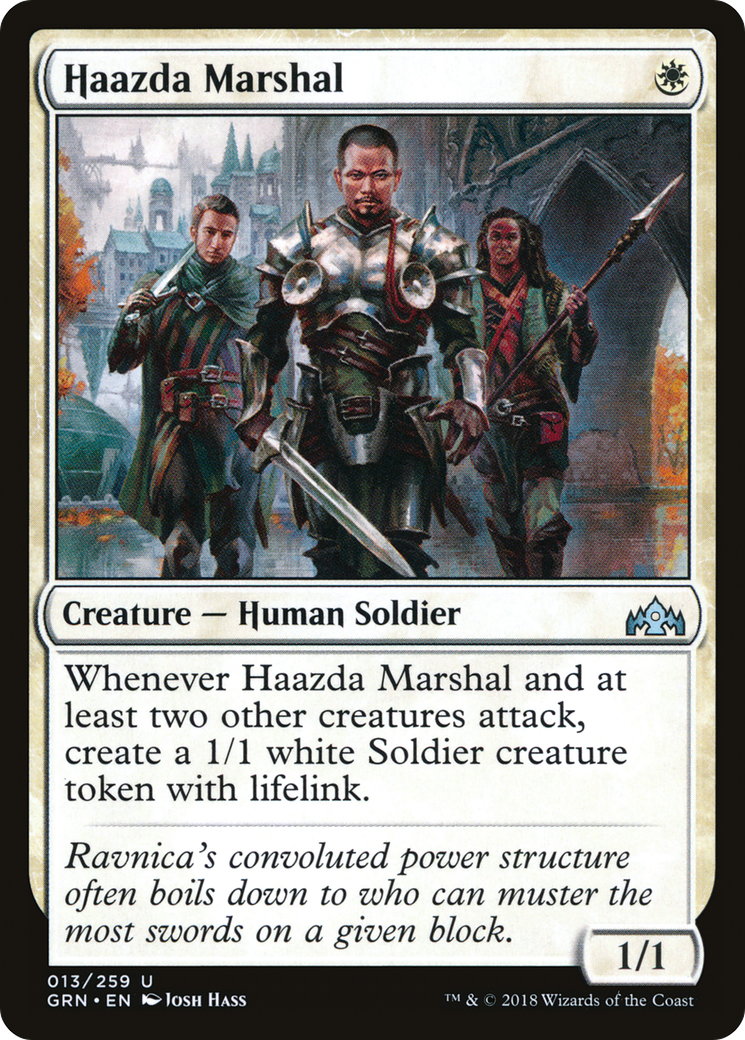 Image of Haazda Marshal (GRN-013) - Guilds of Ravnica Foil