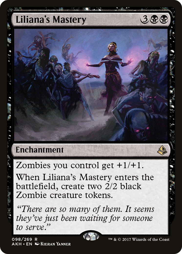 Image of Liliana's Mastery (AKH-098) - Amonkhet Foil