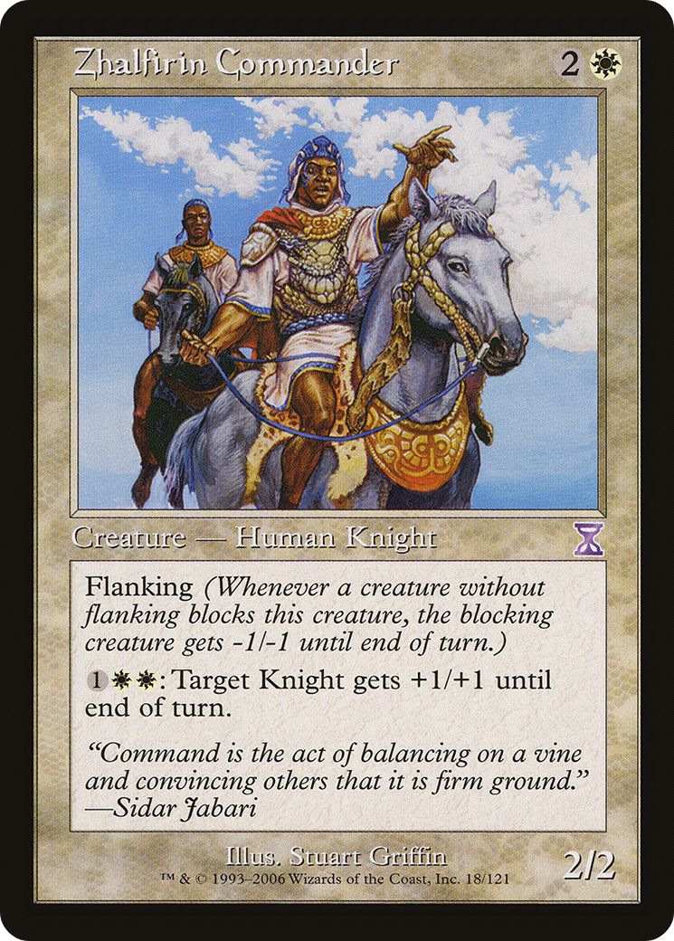 Image of Zhalfirin Commander (TSB-018) - Time Spiral Timeshifted Foil