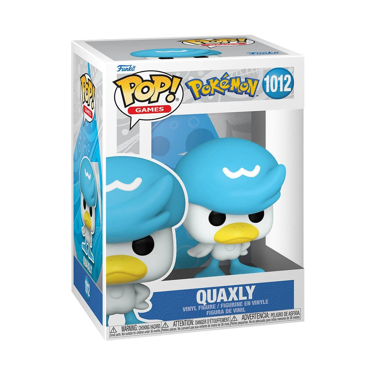 Image of Pokemon Quaxly Funko Pop! Vinyl Figure #1012
