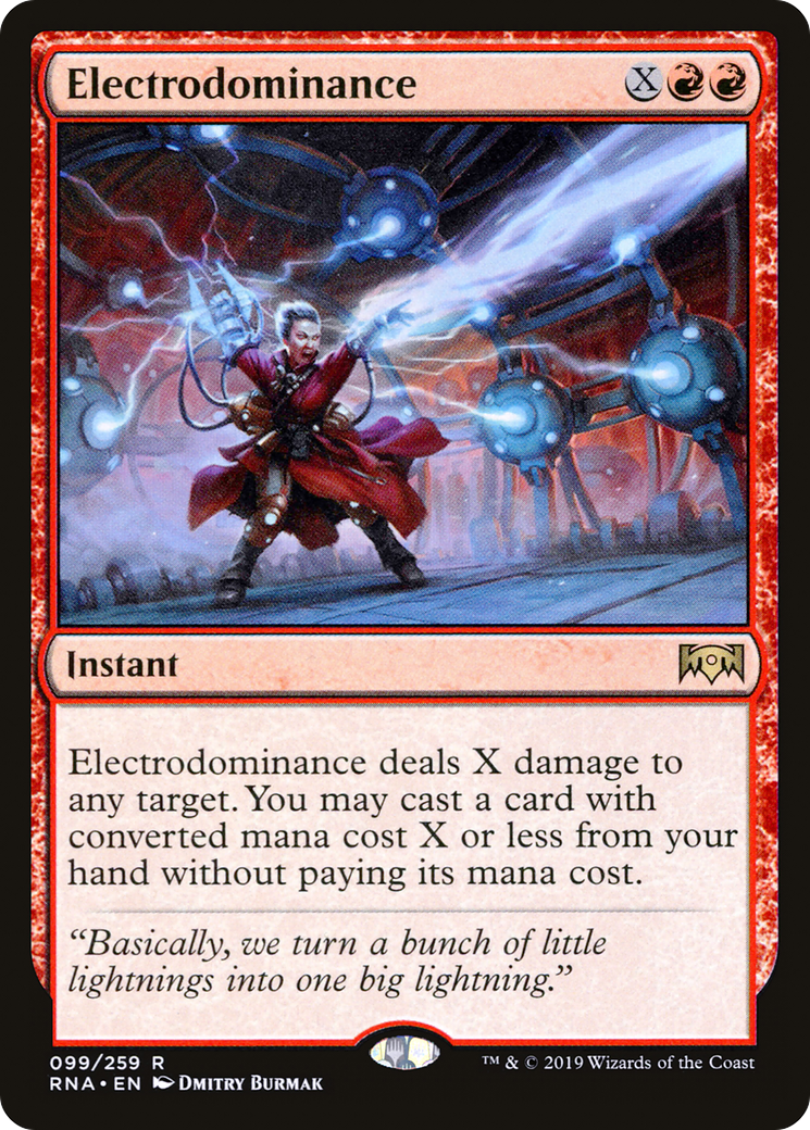 Image of Electrodominance (RNA-099) - Ravnica Allegiance
