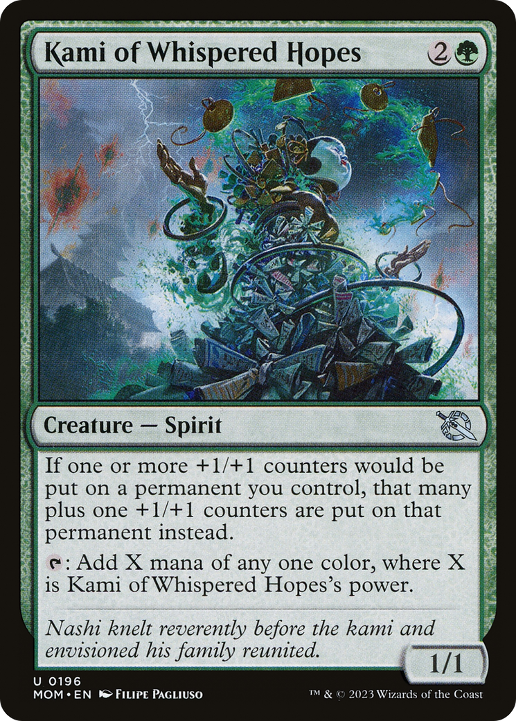 Image of Kami of Whispered Hopes (MOM-196) - March of the Machine Foil
