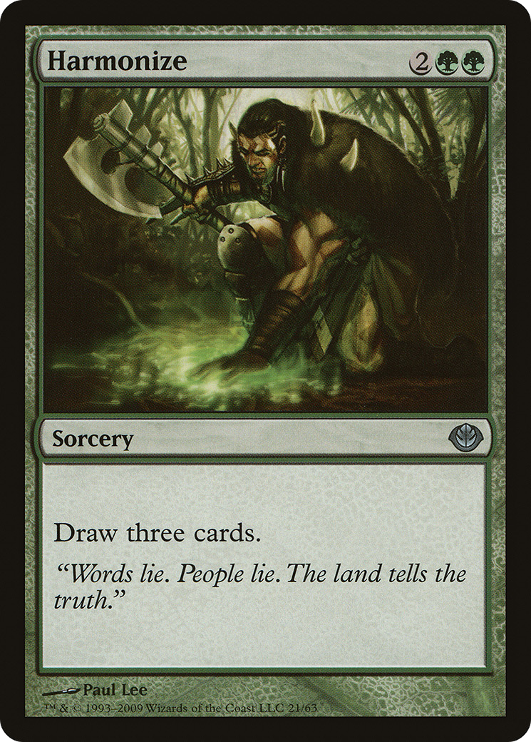 Image of Harmonize (DDD-021) - Duel Decks: Garruk vs. Liliana