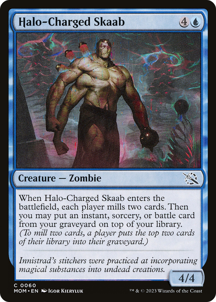 Image of Halo-Charged Skaab (MOM-060) - March of the Machine Foil