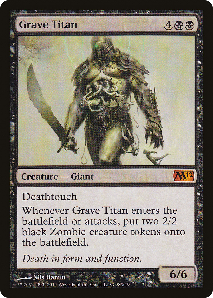 Image of Grave Titan (M12-098) - Magic 2012