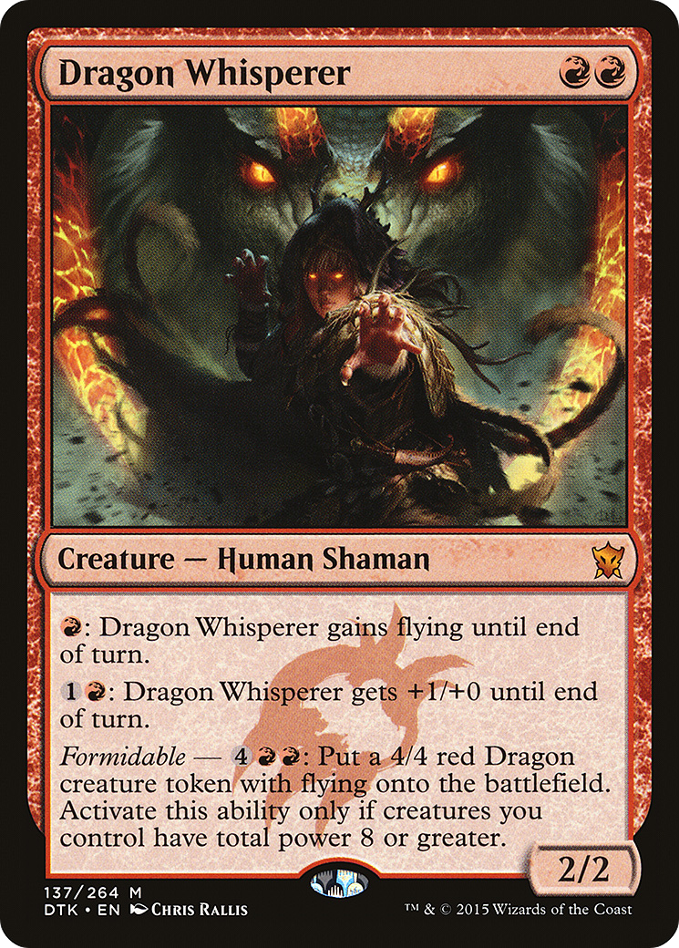 Image of Dragon Whisperer (DTK-137) - Dragons of Tarkir