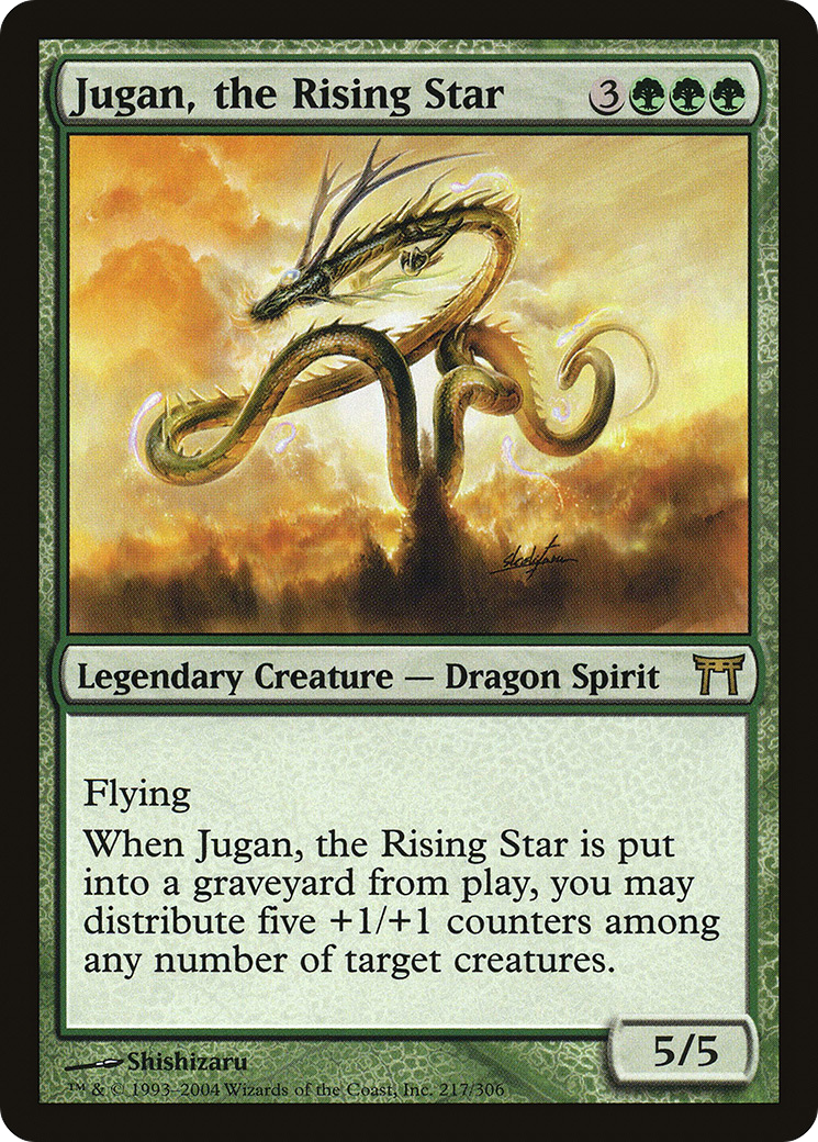 Image of Jugan, the Rising Star (CHK-217) - Champions of Kamigawa