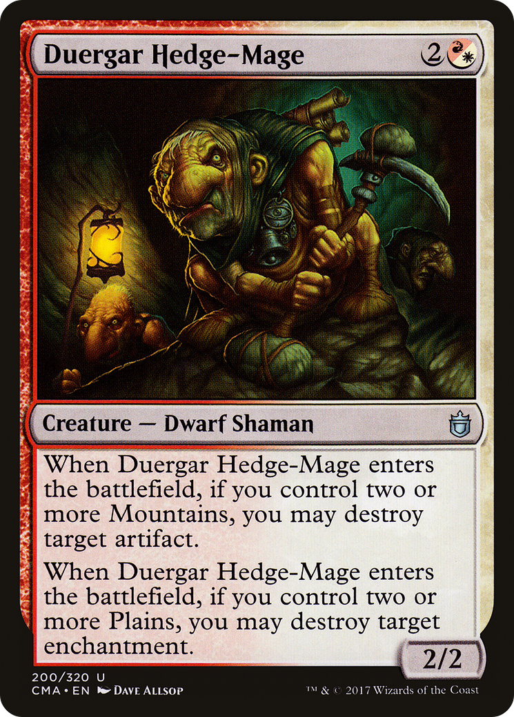 Image of Duergar Hedge-Mage (CMA-200) - Commander Anthology