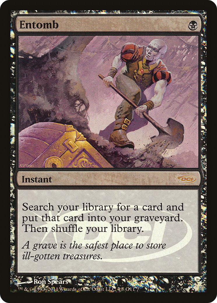 Image of Entomb (JDG-004) - Judge Gift Cards 2011 Foil