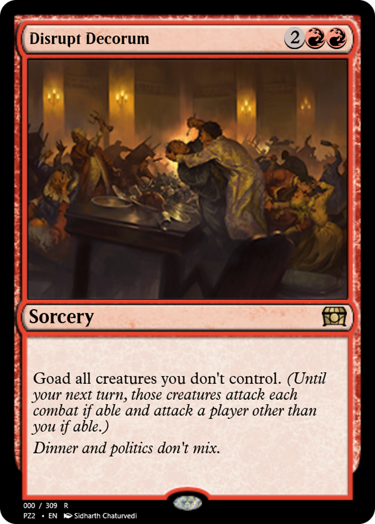 Image of Disrupt Decorum (PZ2-65695) - Treasure Chest