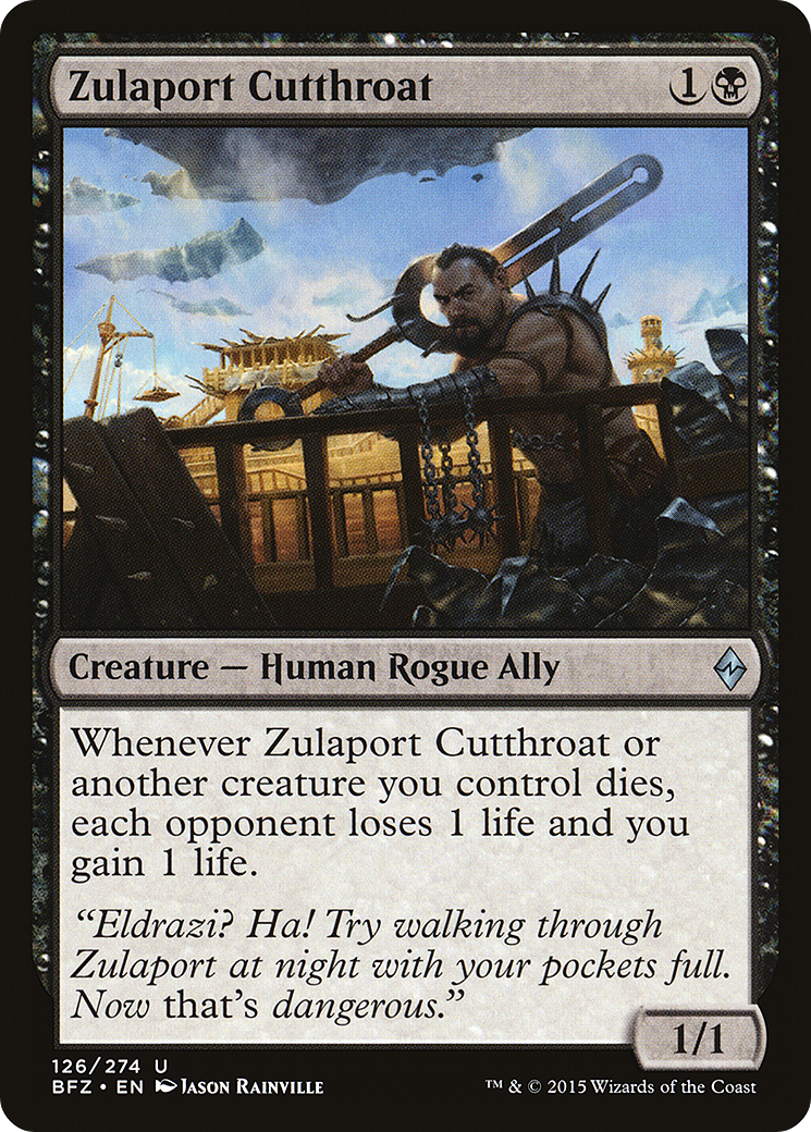 Image of Zulaport Cutthroat (BFZ-126) - Battle for Zendikar Foil