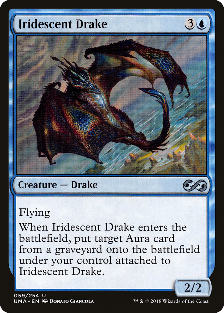 Image of Iridescent Drake (UMA-059) - Ultimate Masters Foil
