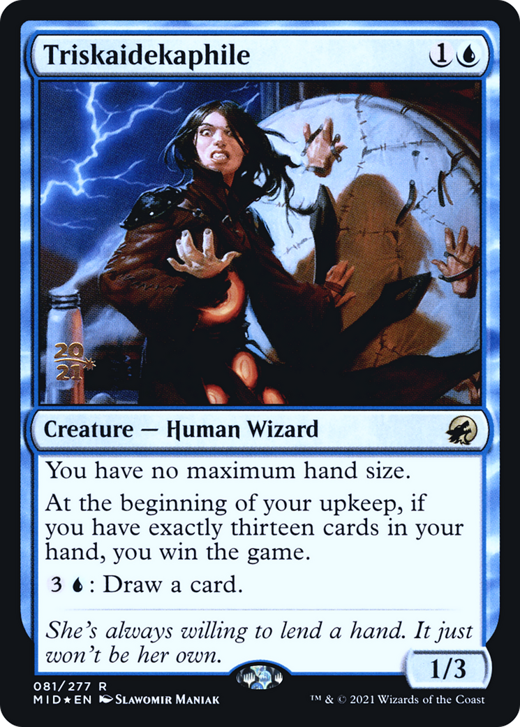 Image of Triskaidekaphile (PRE-081) - Innistrad: Midnight Hunt Promos Foil