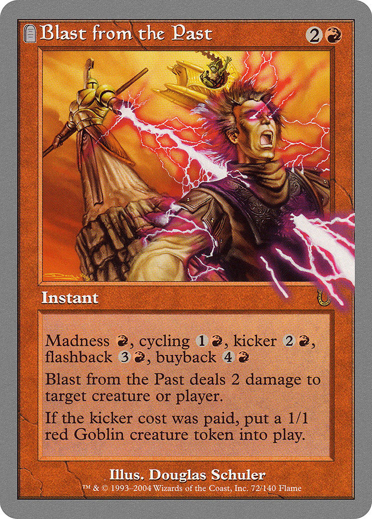 Image of Blast from the Past (UNH-072) - Unhinged: (tombstone)