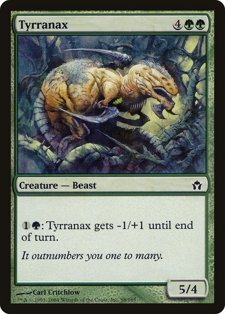 Image of Tyrranax (5DN-098) - Fifth Dawn Foil