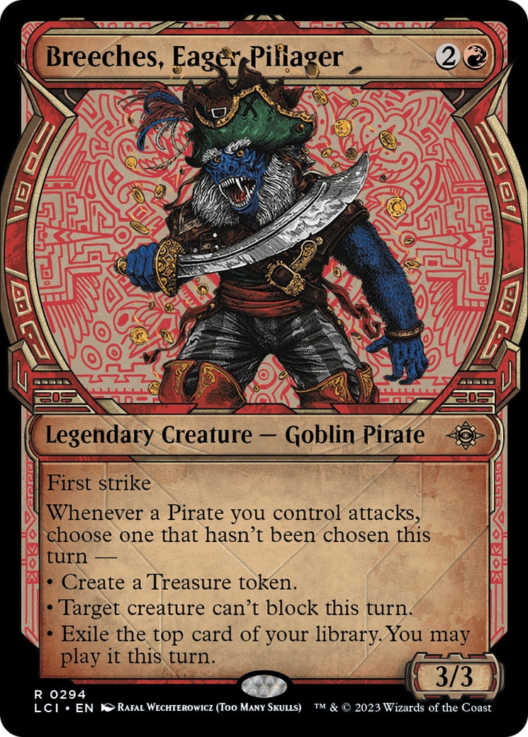 Image of Breeches, Eager Pillager (Showcase) (LCI-294) - The Lost Caverns of Ixalan: (Showcase)