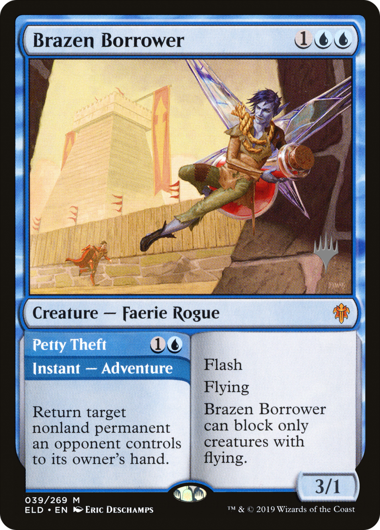Image of Brazen Borrower (PPELD-039) - Throne of Eldraine Promos