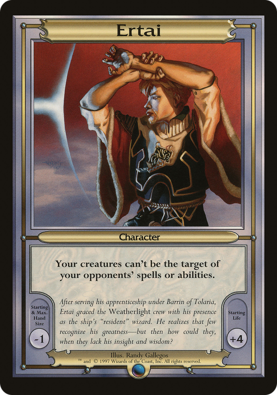 Image of Ertai (Oversize) (VNG-) - Vanguard Series