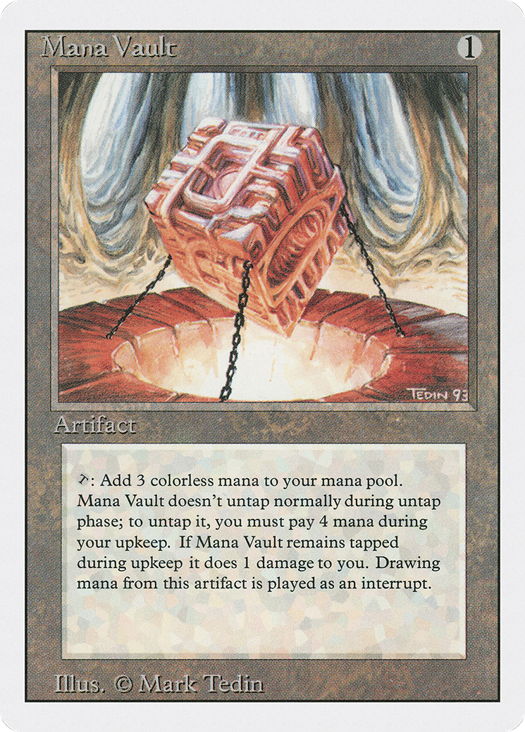 Image of Mana Vault (3ED-) - Revised Edition