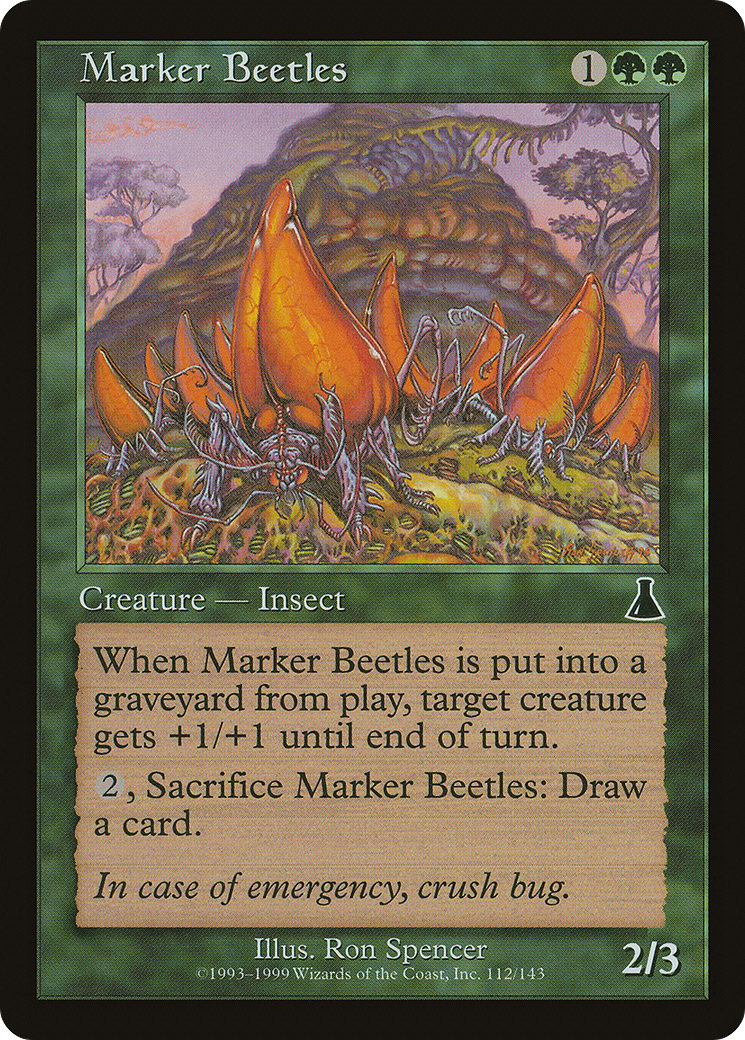 Image of Marker Beetles (UDS-112) - Urza's Destiny