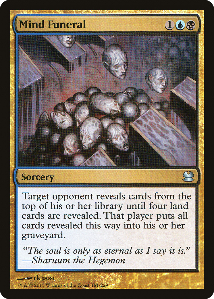 Image of Mind Funeral (MMA-181) - Modern Masters Foil
