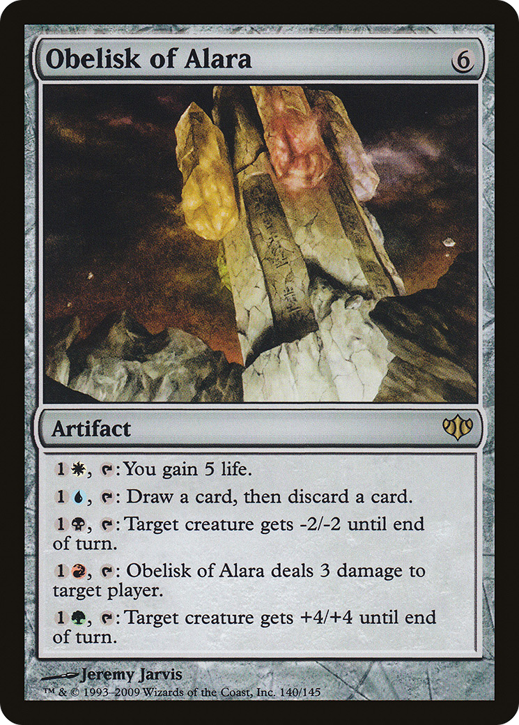 Image of Obelisk of Alara (CON-140) - Conflux Foil