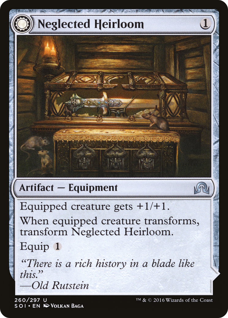 Image of Neglected Heirloom (SOI-260) - Shadows over Innistrad: (Double Faced Transform)