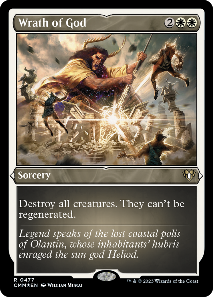 Image of Wrath of God (CMM-477) - Commander Masters Etched Foil