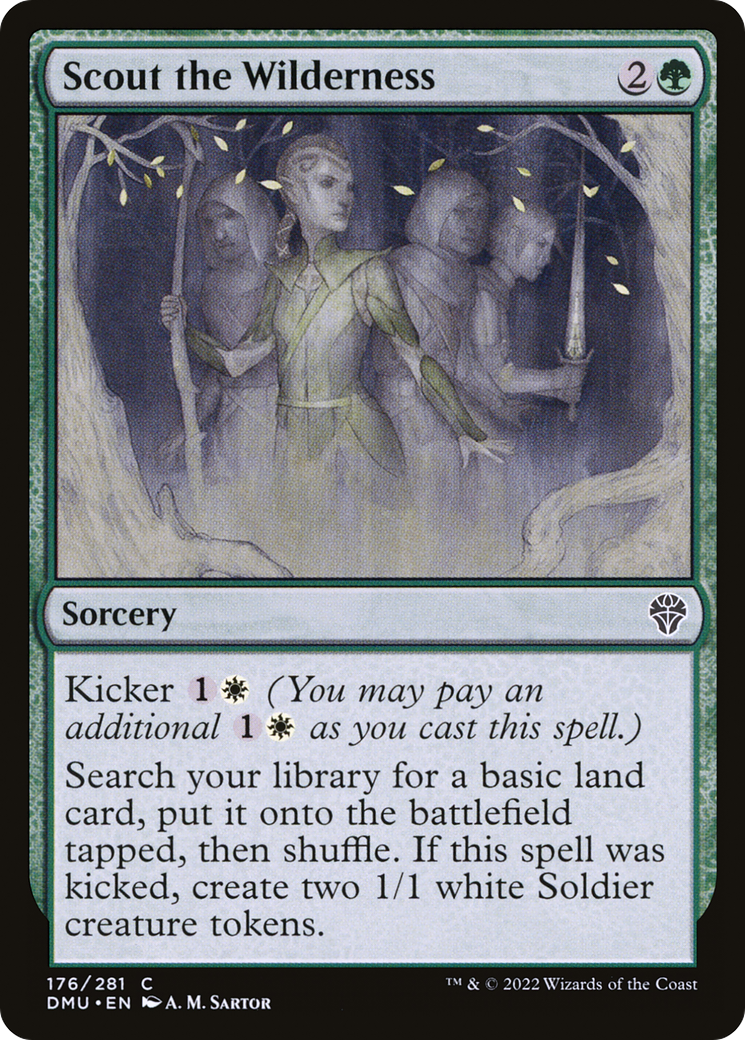 Image of Scout the Wilderness (DMU-176) - Dominaria United Foil