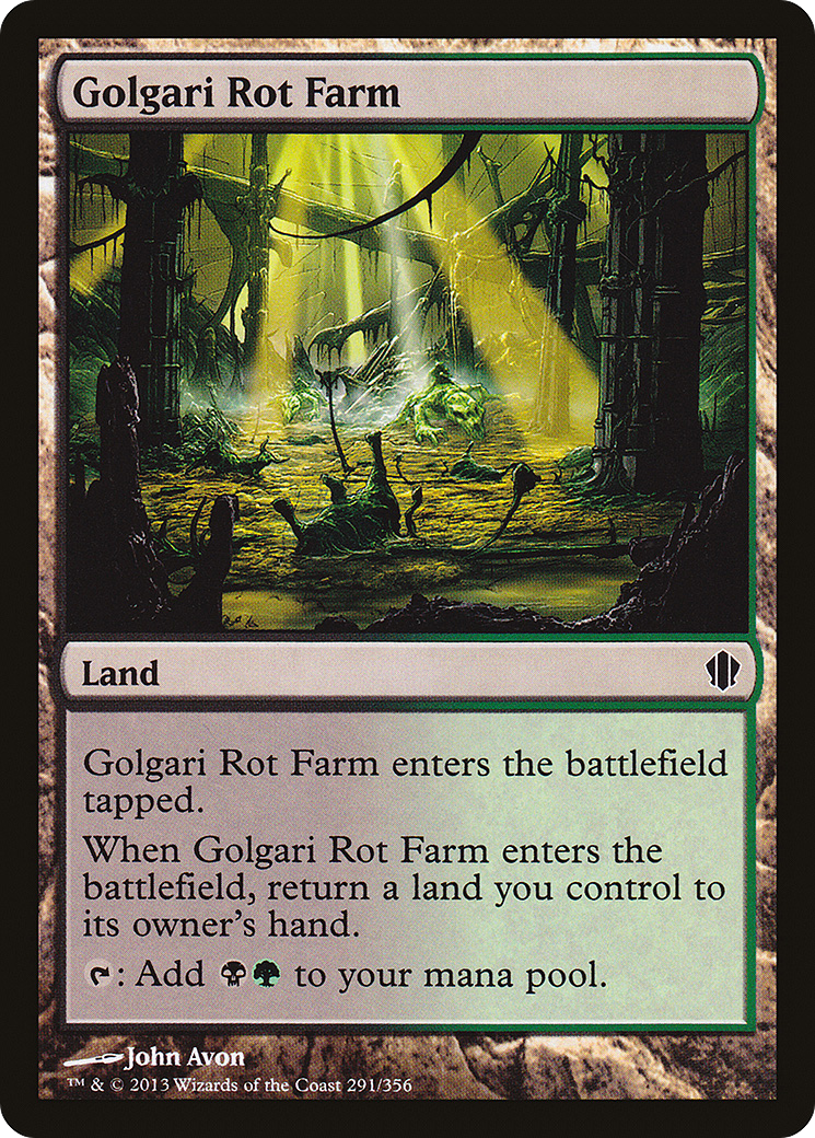 Image of Golgari Rot Farm (C13-291) - Commander 2013